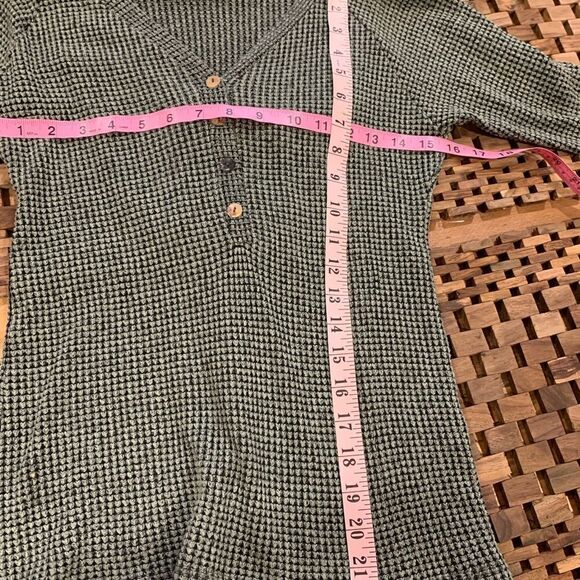 1804 Coin | Anthropologie Waffle Knit Hoodie Drawstring - Picture 8 of 8